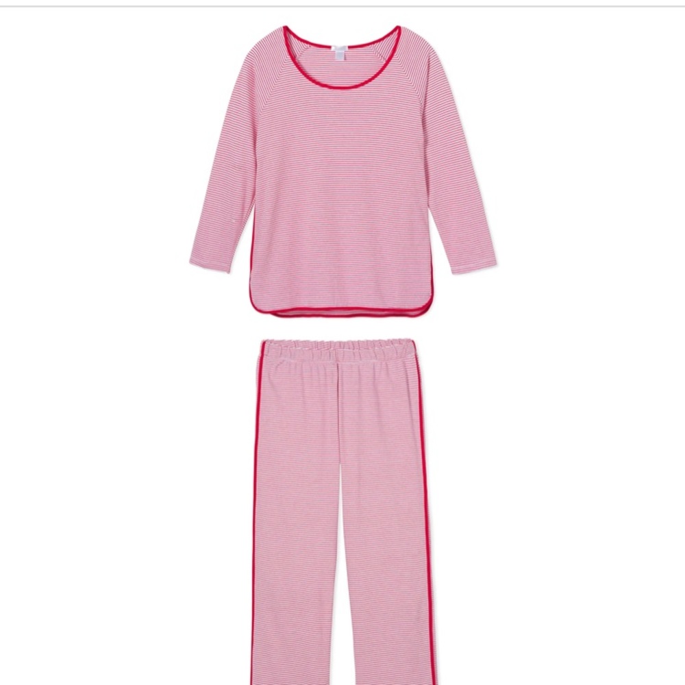 Lake Pima Long Pant set (cropped) Red